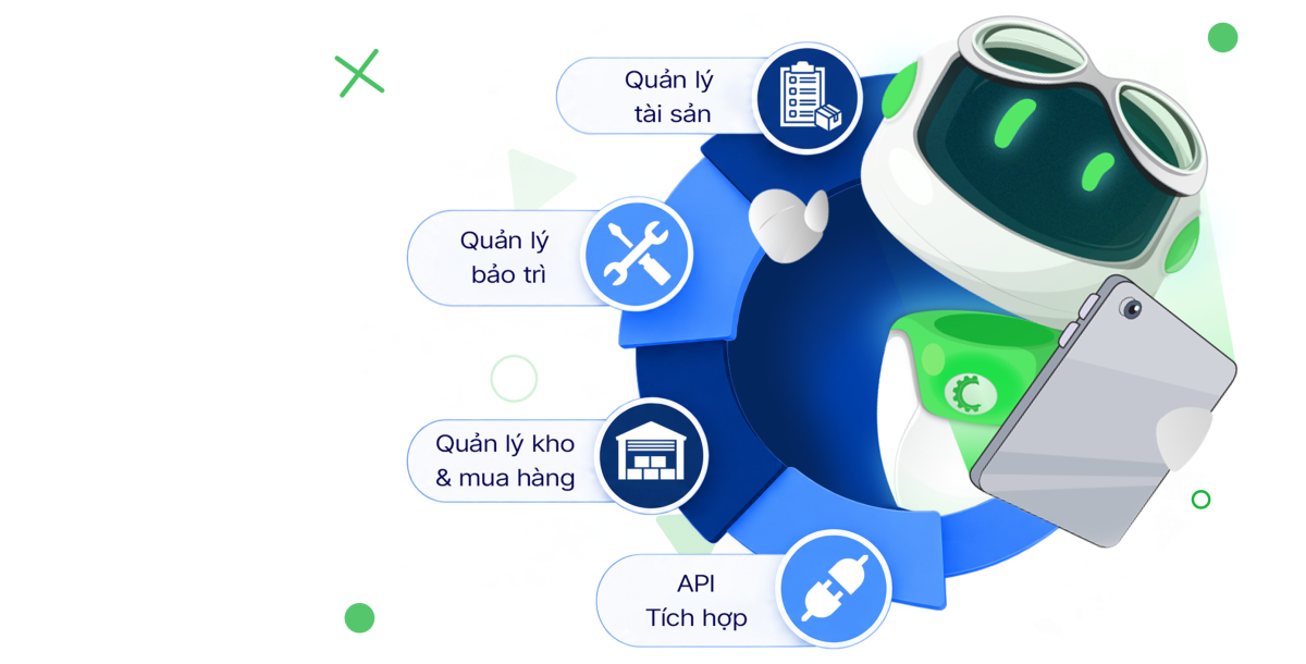 Giao diện phần mềm CMMS