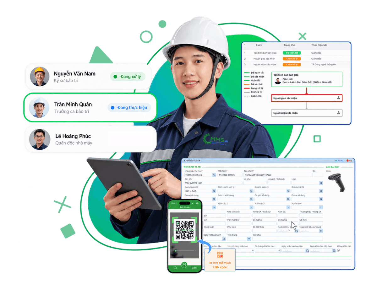 Phần mềm quản lý tài sản - thiết bị