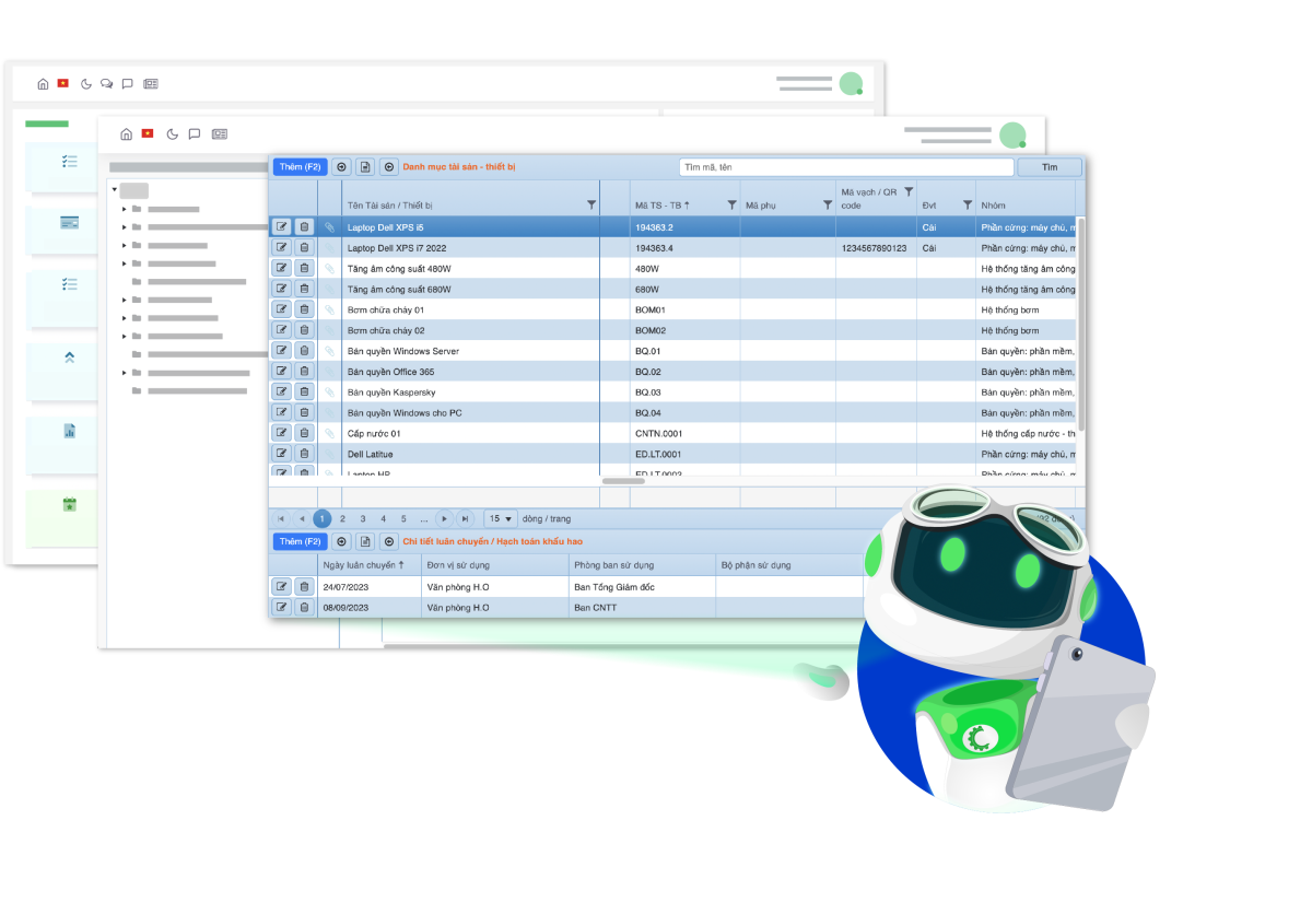CMMS Phần mềm quản lý máy móc thiết bị