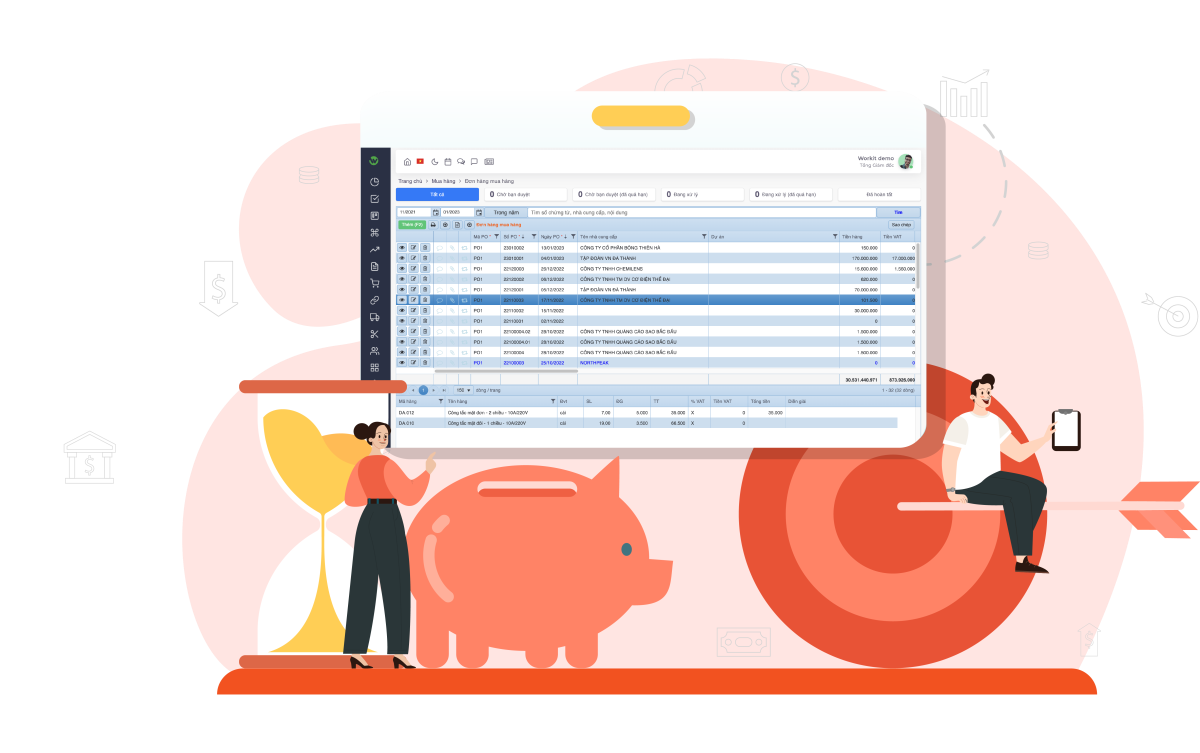 Phần mềm lên kế hoạch mua sắm CMMS