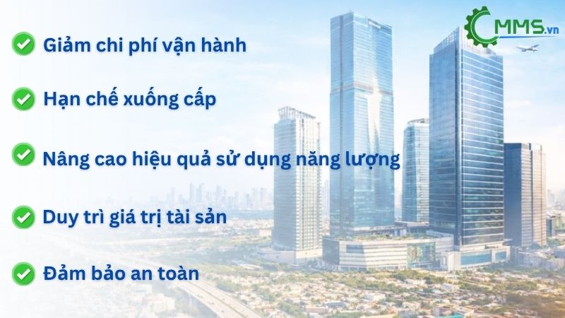 Lợi ích bảo trì định kỳ tòa nhà